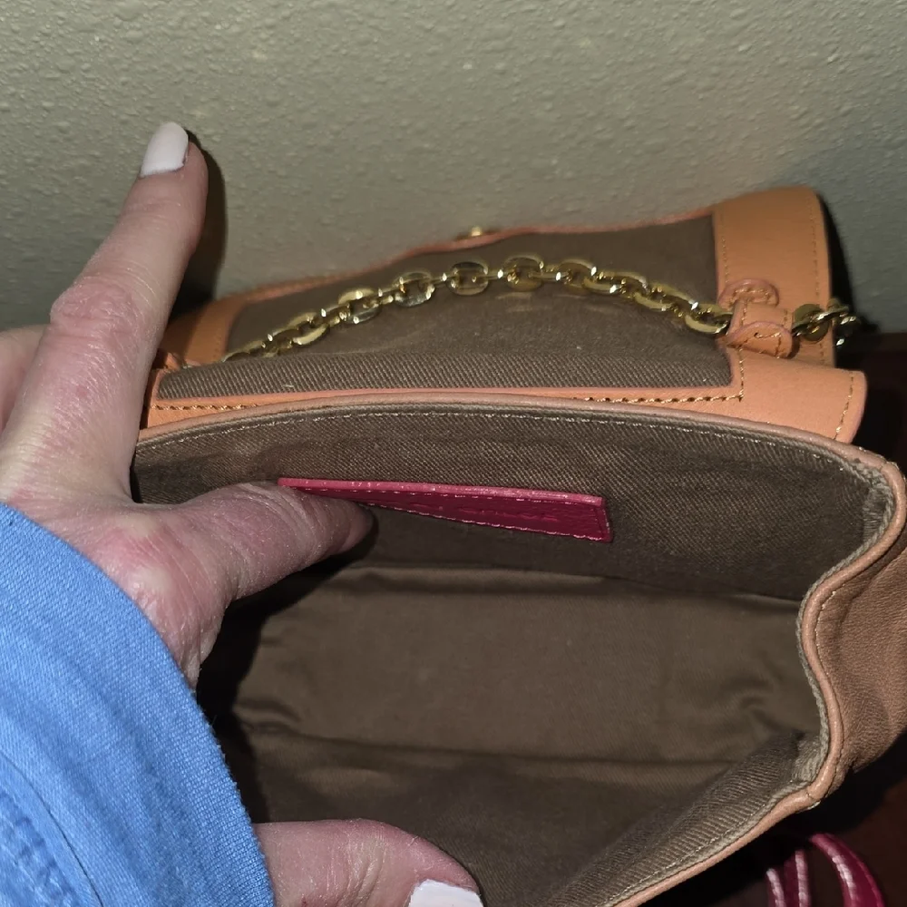 See By Chloe Tan and Pink Crossbody Bag - Picture 11 of 11